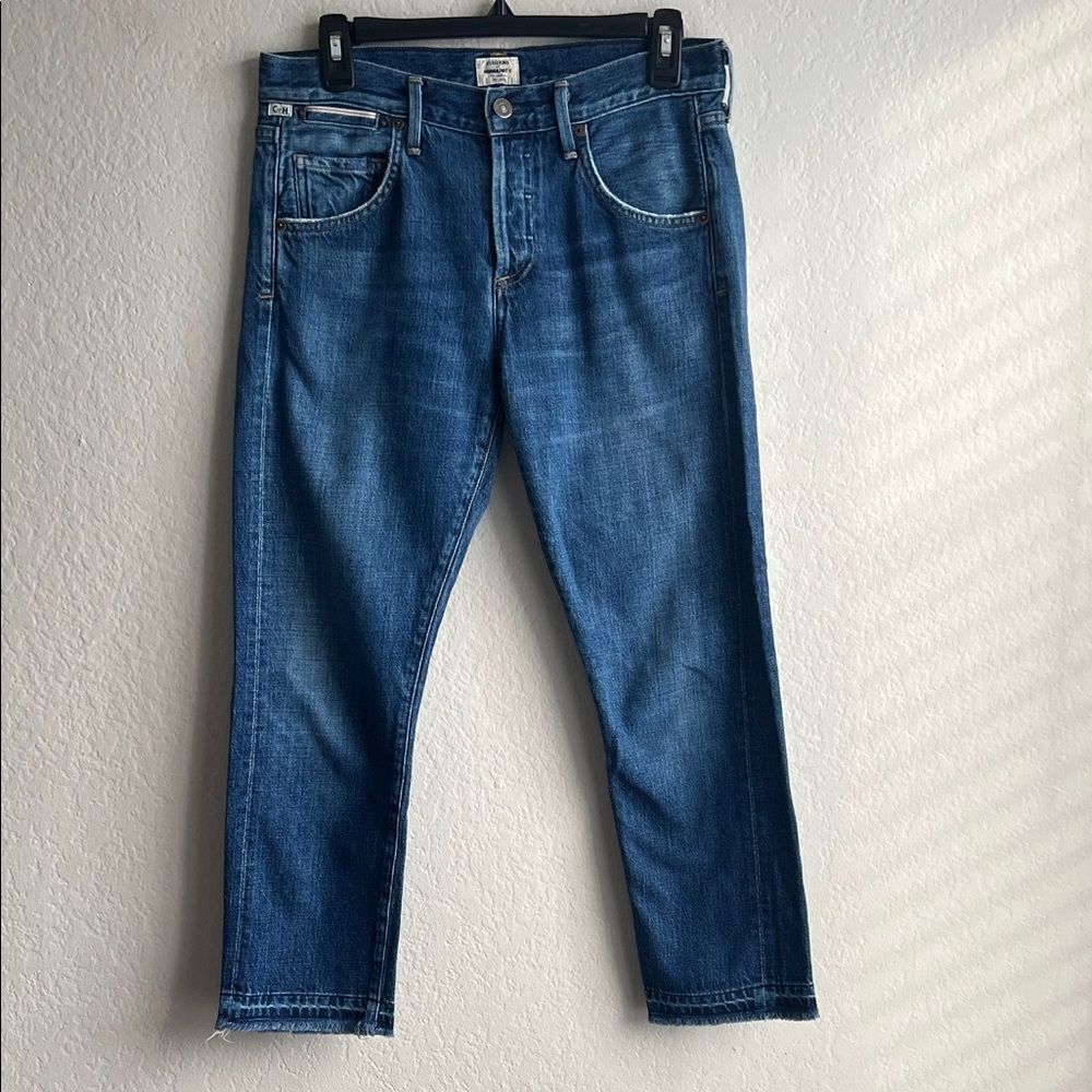 Like New! Citizens of Humanity Emerson Crop Slim Boyfriend Jeans in 27